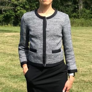 Benetton Cropped Tweed Jacket